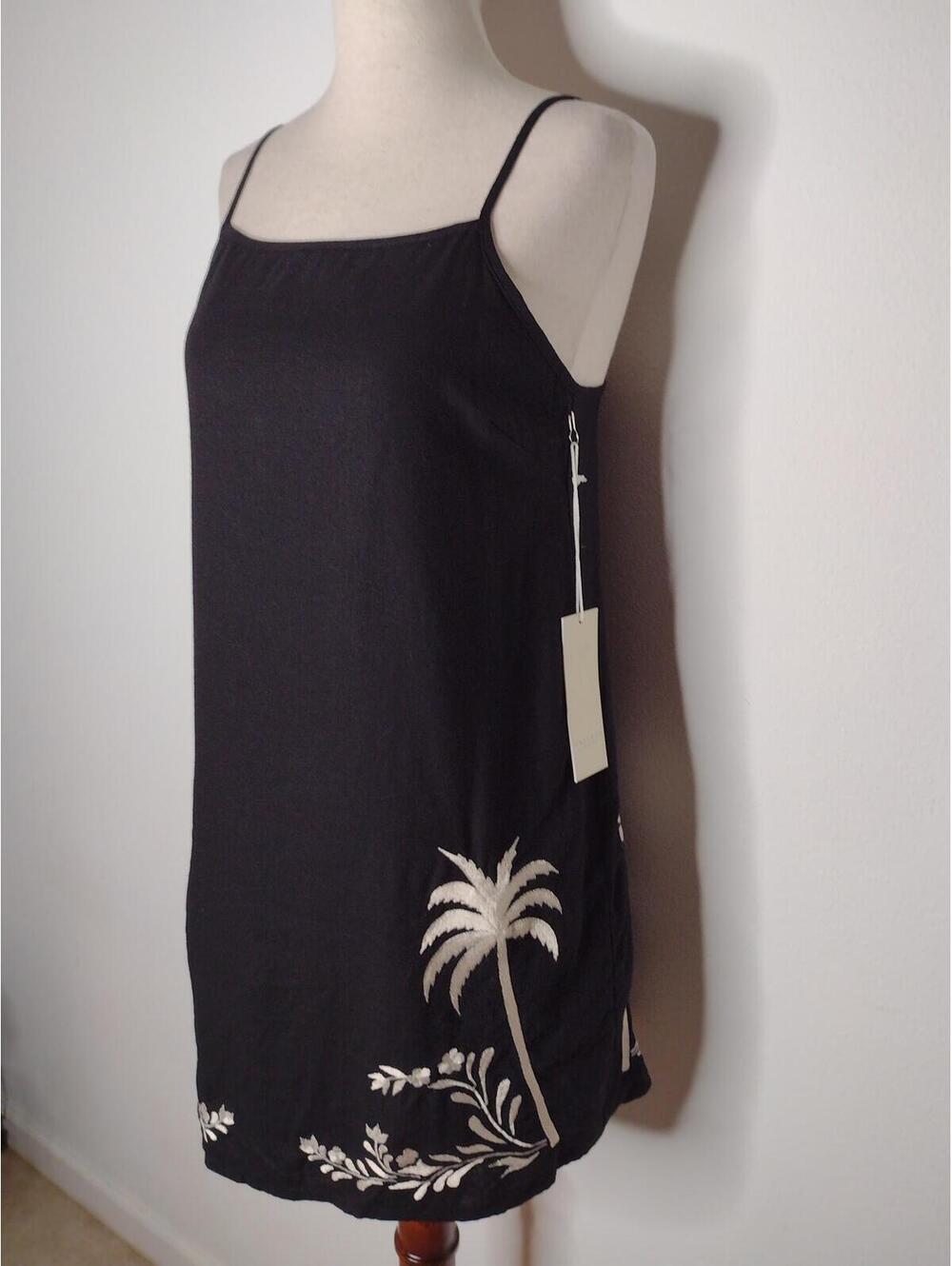 NWT Calypso Women's Black/White Tropical Dress Size XS - Picture 4 of 9
